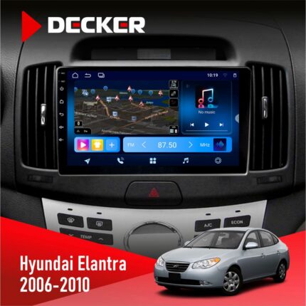 Штатна магнітола Hyundai Elantra 2006-2010 Decker D9-008 8x128 DSP 4G
