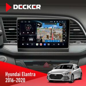 Штатна магнітола Hyundai Elantra 2016-2020 CAN Decker D9-011 4x64 DSP 4G 360 — головний пристрій