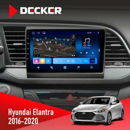 Штатна магнітола Hyundai Elantra 2016-2020 CAN Decker D9-008 8x128 DSP 4G