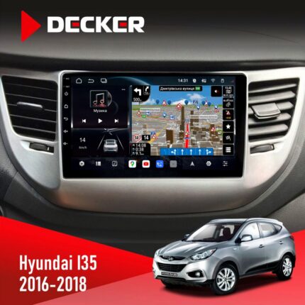 Штатна магнітола Hyundai IX35 2016 2018 Decker D9-011 4x64 DSP 4G 360