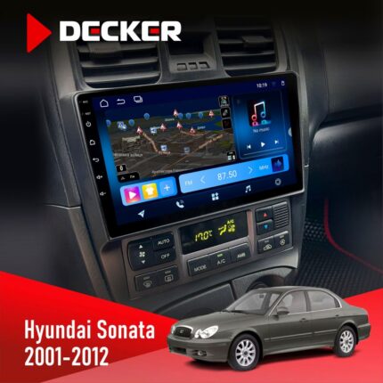 Штатна магнітола Hyundai Sonata (EF) 2001-2012 Decker D9-008 8x128 DSP 4G