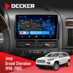 Штатна магнітола Jeep Grand Cherokee 1998-2005 Decker D9-008 8x128 DSP 4G