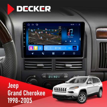 Штатна магнітола Jeep Grand Cherokee 1998-2005 Decker D9-008 8x128 DSP 4G
