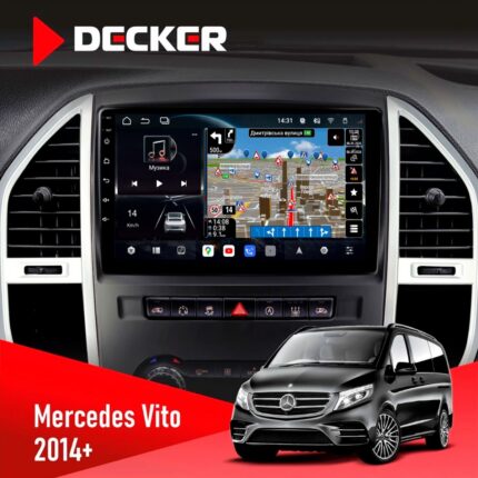 Штатна магнітола Mercedes-Benz Vito W447 Decker D10-011 4x64 DSP 4G 360