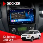 Штатна магнітола KIA Sportage 2008-2010 Climate Decker D9-008 8x128 DSP 4G