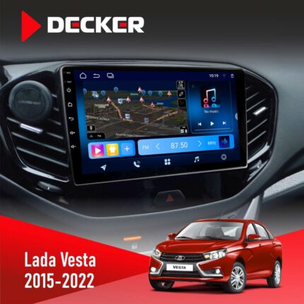 Штатна магнітола Lada Vesta Decker D9-008 8x128 DSP 4G