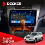 Штатна магнітола Lexus RX 2003-2007 Decker D9-008 з екраном QLED