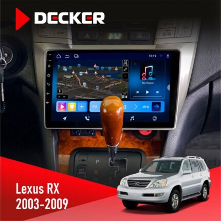 Штатна магнітола Lexus RX 2003-2007 Decker D9-008 з екраном QLED