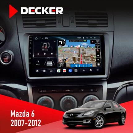 Штатна магнітола Mazda 6 GH 2007-2012 Decker D9-011 4x64 DSP 4G 360