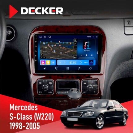 Штатна магнітола Mercedes Benz S Class (W220) Decker D9-008