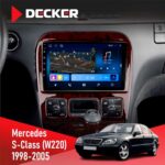 Штатна магнітола Mercedes Benz S Class (W220) 1998-2005 Decker D9-008