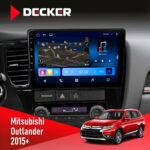 Штатна магнітола Mitsubishi Outlander 2015+ Decker D10-008 8x128 DSP 4G