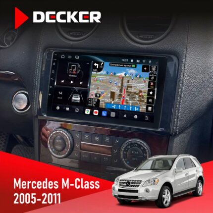Штатна магнітола Mercedes ML W164 Decker D9-011 4x64 DSP 4G 360 для Mercedes-Benz ML-Class W164 2005-2011
