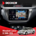 Штатна магнітола Mitsubishi Lancer 9 2000-2010 Black Decker D9-011 4x64 DSP 4G 360