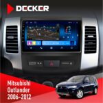 Штатна магнітола Mitsubishi Outlander XL 2006-2012 Decker D9-008 8x128 DSP 4G
