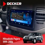 Штатна магнітола Mitsubishi Pajero 1999-2006 Wood Decker D9-008 8x128 DSP 4G