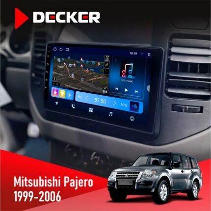 Штатна магнітола Mitsubishi Pajero 1999-2006 Decker D9-008 8x128 DSP 4G