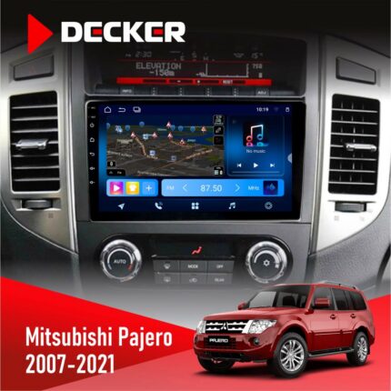 Штатна магнітола Mitsubishi Pajero 2007-2021 Decker D9-008 8x128 DSP 4G