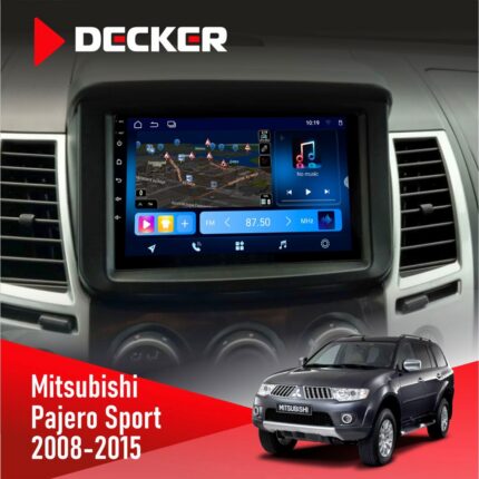 Штатна магнітола Mitsubishi Pajero Sport 2008-2015 Decker D9-008