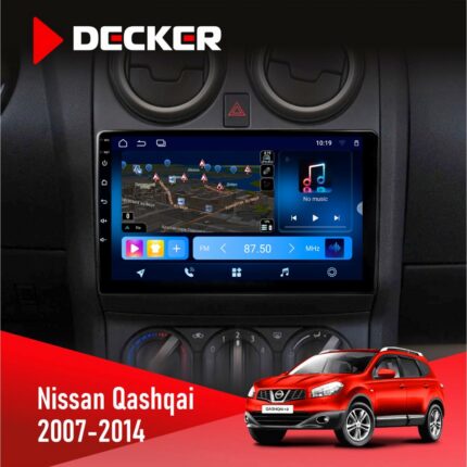 Штатна магнітола Nissan Qashqai Decker D9-008 з QLED екраном