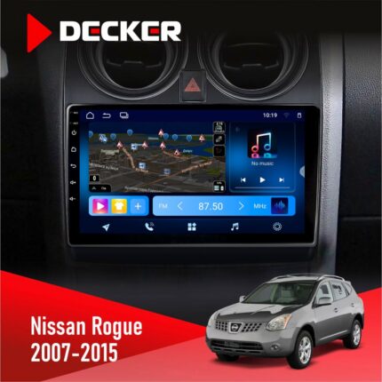 Штатна магнітола Nissan Rogue 2007-2015 Decker D9-008 8x128 DSP 4G