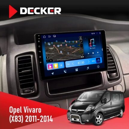 Штатна магнітола Opel Vivaro 2011 2015 Decker D10-008