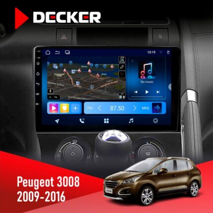 Штатна магнітола Peugeot 3008 Decker D9-008 8x128 DSP 4G