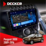 Штатна магнітола Peugeot 3008 Decker D9-008 з 4G