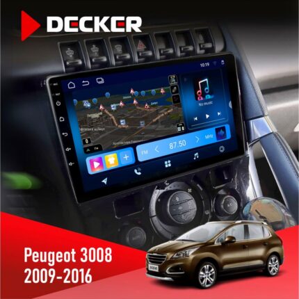 Штатна магнітола Peugeot 3008 Decker D9-008 з 4G