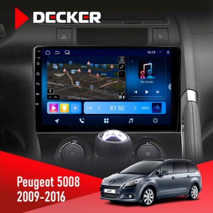 Штатна магнітола Peugeot 5008 Decker D9-008 з 4G