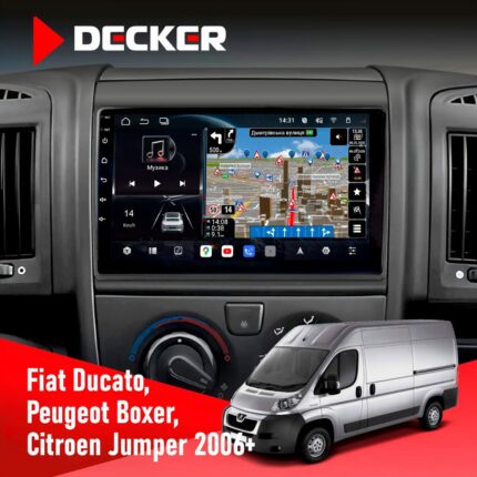 Штатна магнітола Peugeot Boxer 2006 Decker D9-011 4x64 DSP 4G 360