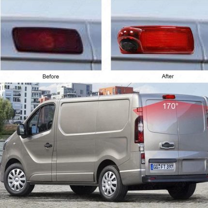 Камера заднього виду FORS.auto F-HD-SL813CL для Opel Vivaro/Renault Trafic (CVBS, Без стоп-сигналів) 2014