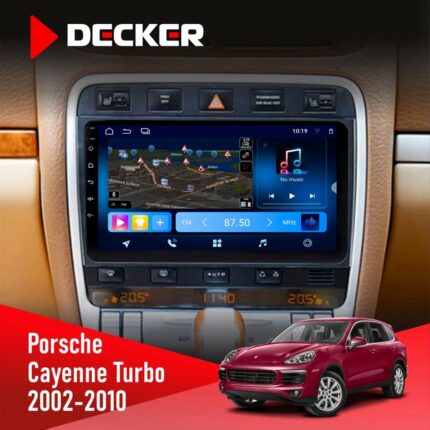 Штатна магнітола Porsche Cayenne Turbo 2002-2010 Decker D9-008 8x128 DSP 4G