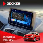 Штатна магнітола Renault Clio 2005-2014 Decker D9-008 8x128 DSP 4G