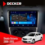 Штатна магнітола Skoda Octavia A5 2008 з QLED екраном