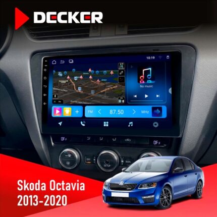 Штатна магнітола Skoda Octavia A7 2013-2020 Decker D10-008