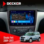 Штатна магнітола Skoda Yeti Decker D10-008 8x128 DSP 4G