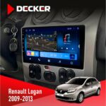 Штатна магнітола Renault Logan 2009-2013 Decker D9-008 8x128 DSP 4G