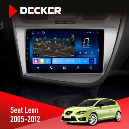 Штатна магнітола Seat Leon 2005 2015 Decker D9-008