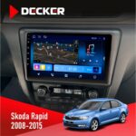 Штатна магнітола Skoda Rapid 2013-2018 Decker D9-008 8x128 DSP 4G
