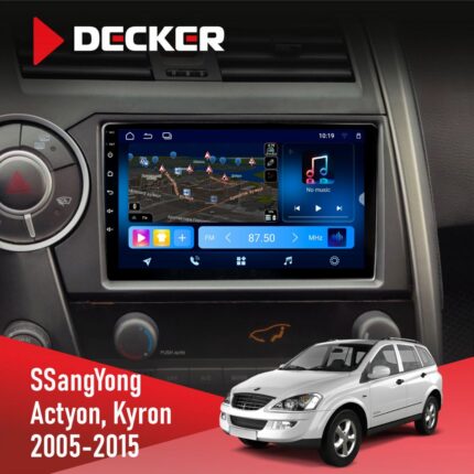 Штатна магнітола SsangYong Kyron Decker D9-008