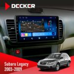 Штатна магнітола Subaru Legacy 2003-2009 Decker D9-008 8x128 DSP 4G