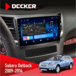 Штатна магнітола Subaru Outback 2009-2014 Decker D9-008 8x128 DSP 4G
