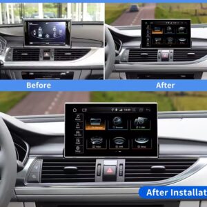 Штатна магнітола Audi A6 FORS.auto RMC (4+32Gb, 9") 2012-2019 - вигляд збоку