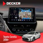 Штатна магнітола Toyota Corolla 2018 Decker D10-011 4x64 DSP 4G 360