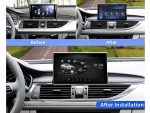 Штатна магнітола FORS.auto для Audi A6/S6/RS6 HN+R (4+32Gb, 9") 2012-2015 – вигляд збоку