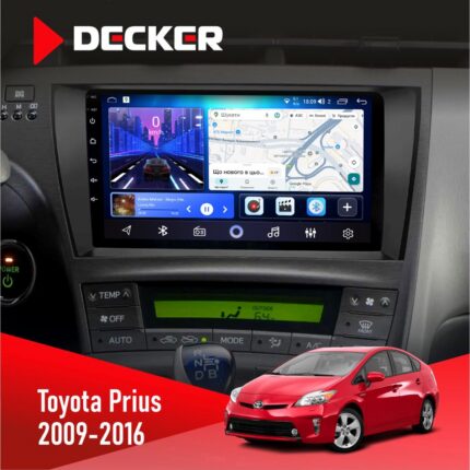 Штатна магнітола Toyota Prius 2009-2016 Decker D9-006 з 4G