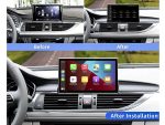 Штатна магнітола FORS.auto для Audi A6/S6/RS6 HN+R (8+64Gb, 9") 2012-2015 в інтер'єрі авто