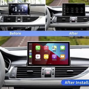 Штатна магнітола FORS.auto для Audi A6/S6/RS6 HN+R (8+64Gb, 9") 2012-2015 в інтер'єрі авто