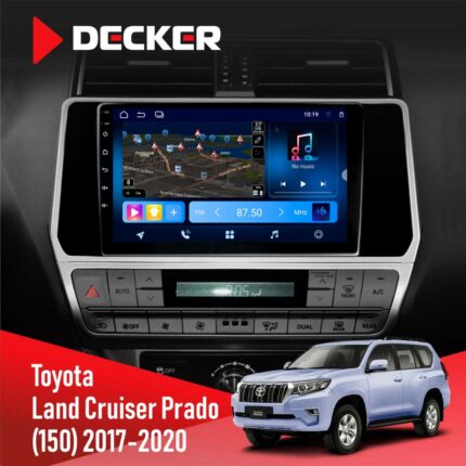 Штатна магнітола Toyota Land Cruiser Prado 150 2017-2020 Decker D10-008 8x128 DSP 4G